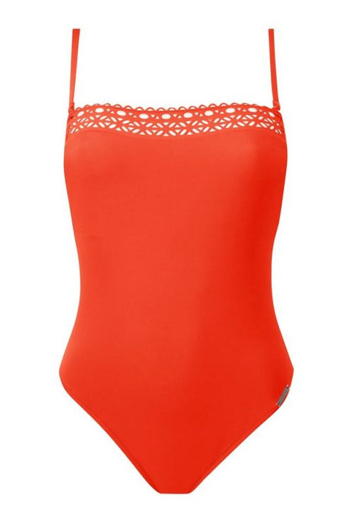Lise Charmel 15b Ajourage Couture Padded One-Piece Swimsuit Bandeau